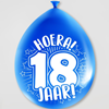 Party ballonnen 18 jaar (8 stuks)